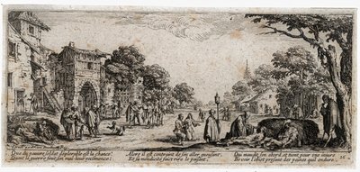 Bída a neštěstí války ... (rytina) od Jacques Callot