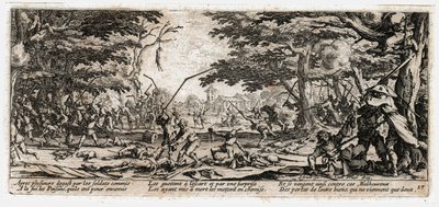 Bída a neštěstí války ... (rytina) od Jacques Callot