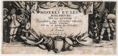 Les Miseres et les Malheurs de la Guerre (rytina) od Jacques Callot
