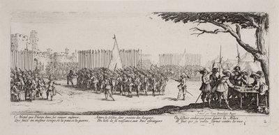 Válečná bída a neštěstí (blade 2) od Jacques Callot