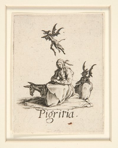 Sedm smrtelných hříchů: Lenost od Jacques Callot