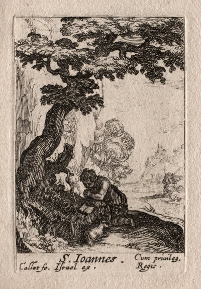 Kajícníci: sv. Jean Baptiste od Jacques Callot