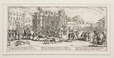 The Great Miseries of War: No. 6 - Devastation of od Jacques Callot