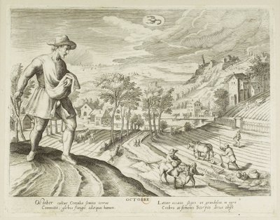 Měsíce. 10, říjen od Jacques Callot