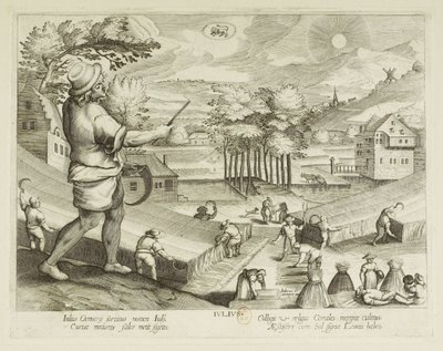 Měsíce 7, červenec od Jacques Callot