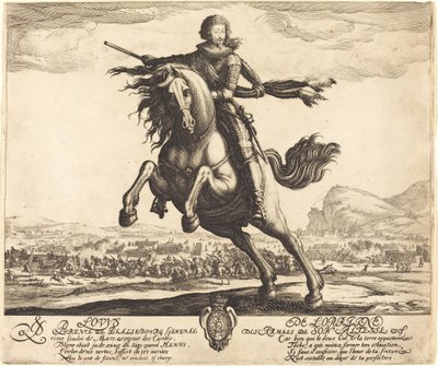 Ludvík Lotrinský, princ z Phalsbourgu od Jacques Callot