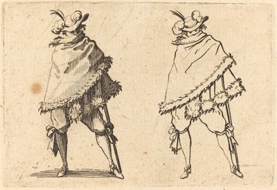 Muž zabalený do svého pláště od Jacques Callot