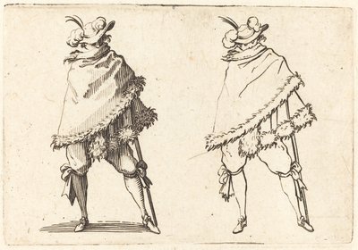 Muž zabalený do svého pláště od Jacques Callot