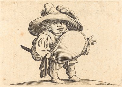 Muž s velkým břichem od Jacques Callot
