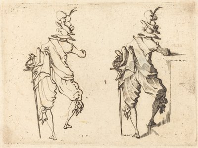 Muž s mečem od Jacques Callot