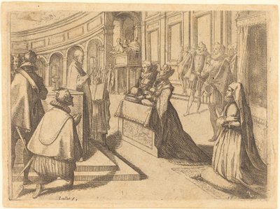 Sňatek Markéty Rakouské a Filipa III od Jacques Callot