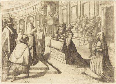 Sňatek Markéty Rakouské a Filipa III od Jacques Callot