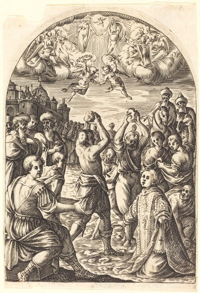 Umučení svatého Štěpána od Jacques Callot