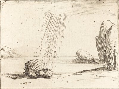 Ústřice s perlou od Jacques Callot