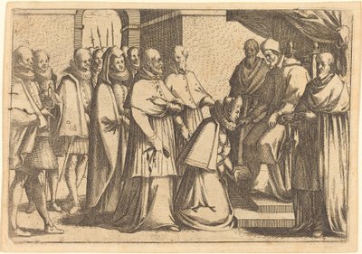 Papežská audience od Jacques Callot