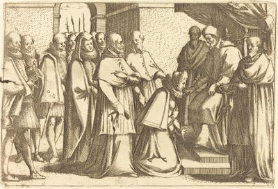 Papežská audience od Jacques Callot