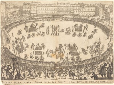 Průvod v amfiteátru od Jacques Callot