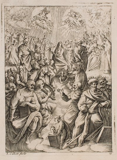 Ráj, ze série „Obrázky z Říma“ od Jacques Callot