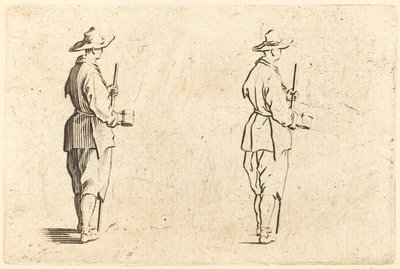 Sedlák s pohárem od Jacques Callot