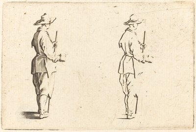 Sedlák s pohárem od Jacques Callot