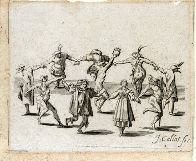 Tanec rolníků od Jacques Callot