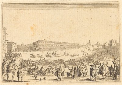 Piazza u Porta al Prato od Jacques Callot