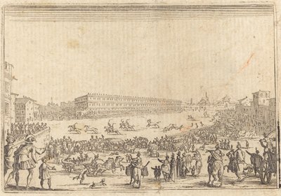 Piazza u Porta al Prato od Jacques Callot