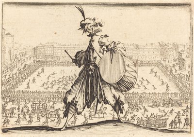 Piazza Santa Croce, Florencie, c. 1617. od Jacques Callot