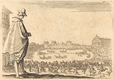 Piazza Santa Maria Novella, Florencie, c. 1622. od Jacques Callot