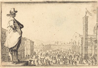 Piazza del Duomo, Florencie od Jacques Callot