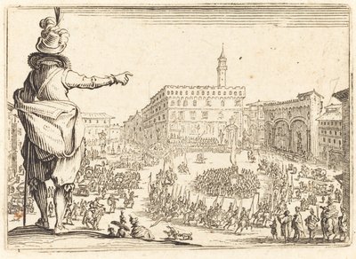 Piazza della Signoria, Florencie, c. 1622. od Jacques Callot