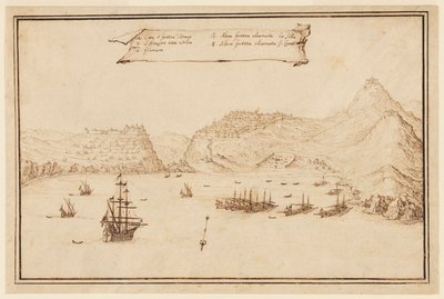 Planometrický pohled na Oran, Alžírsko od Jacques Callot