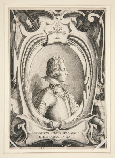Portrét Francois de Medicis od Jacques Callot