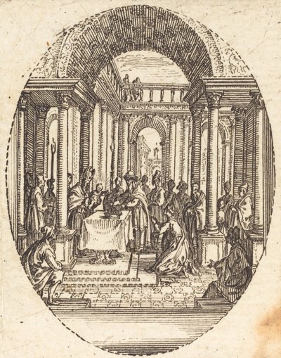 Prezentace v chrámu, c. 1631. od Jacques Callot