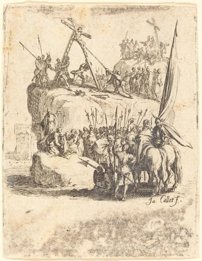 Vzkříšení kříže od Jacques Callot