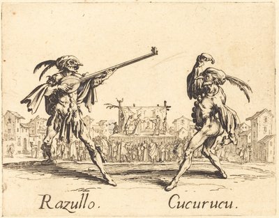 Razullo a Cucurucu od Jacques Callot