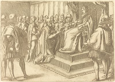 Přijetí vyslance Polska od Jacques Callot