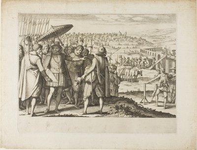 Obnova akvaduktu v Pise od Jacques Callot