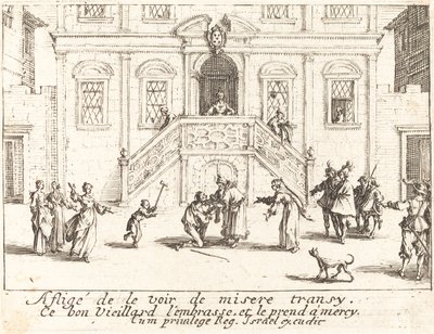 Návrat marnotratného syna od Jacques Callot