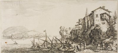 Návrat z lovu, z různých scén navržených ve Florencii od Jacques Callot