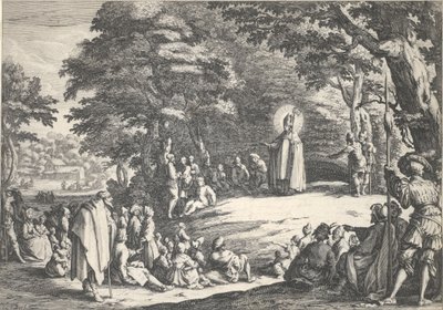 Svatý Amand od Jacques Callot