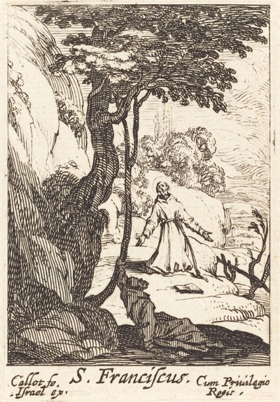 Svatý František, c. 1632. od Jacques Callot