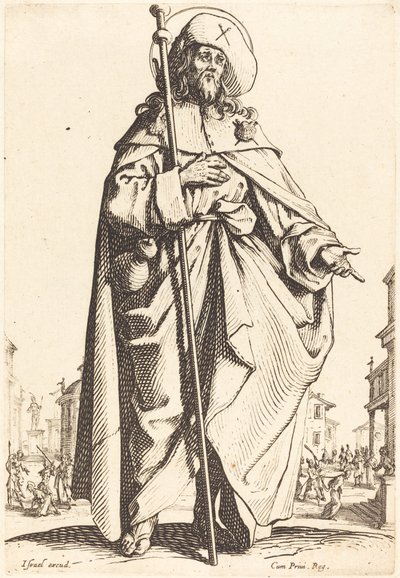 Svatý Jakub Veliký od Jacques Callot