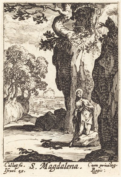 Svatá Máří Magdalena. od Jacques Callot