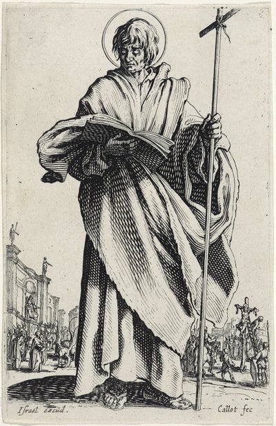Svatý Filip z Les Grands Apôtres (Velcí apoštolové), 1631 od Jacques Callot