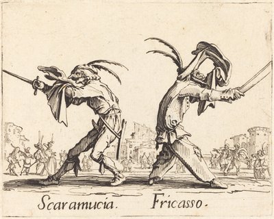 Scaramucia a Fricasso od Jacques Callot