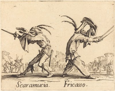 Scaramucia a Fricasso od Jacques Callot
