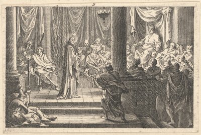 Scéna z vášně (lept) od Jacques Callot