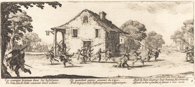 Scéna drancování od Jacques Callot
