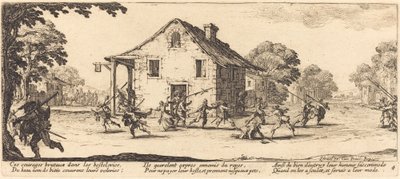Scéna drancování, 1633. od Jacques Callot